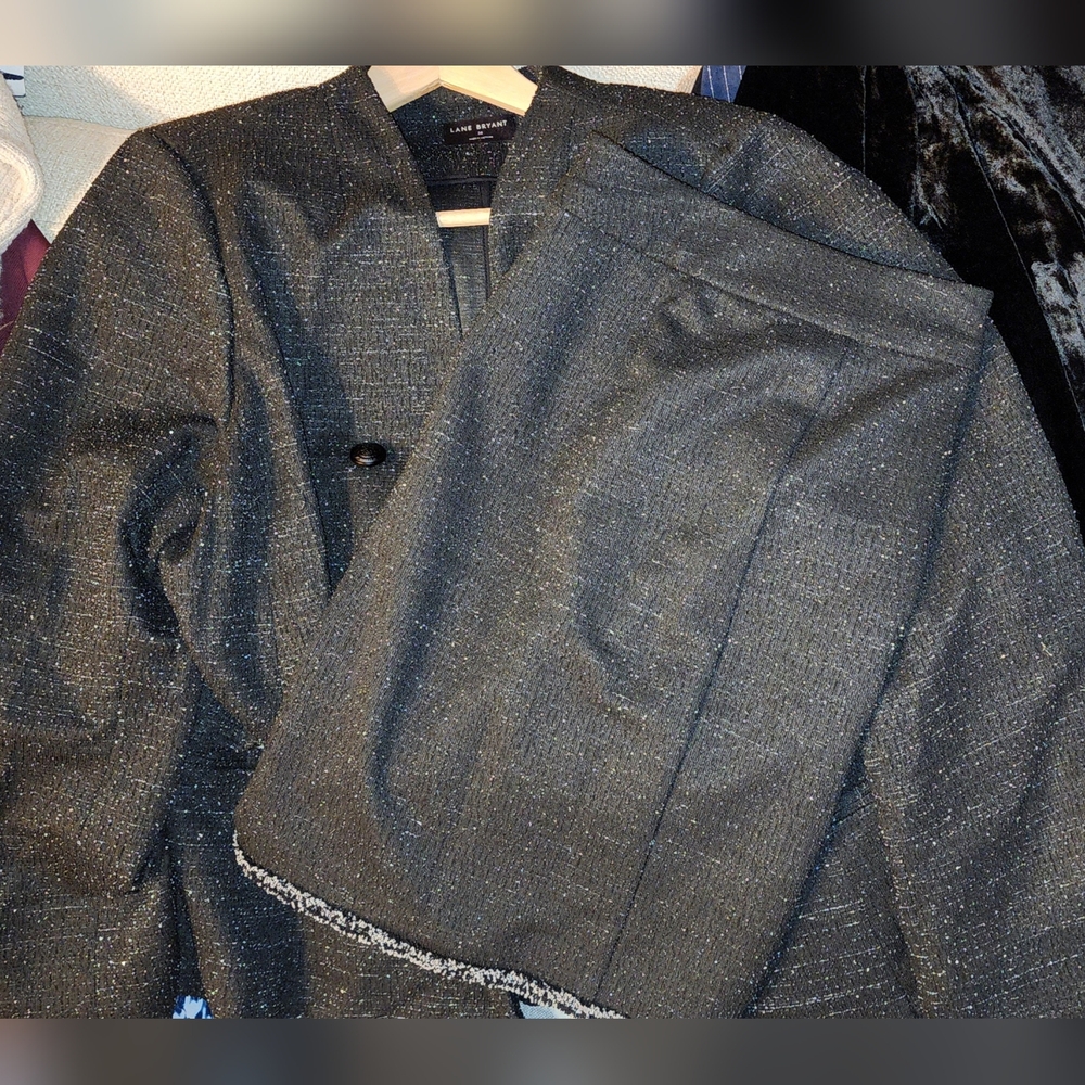 Lane Bryant Tweed Blazer and Skirt set Size 20